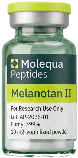 Melanotan 2 injekciós üveg a Molequától