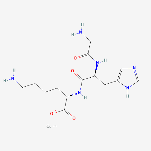 GHK-Cu — 2D-Molekülstruktur