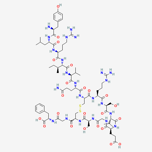 HGH Fragment 176-191 — Structura 2D a moleculei
