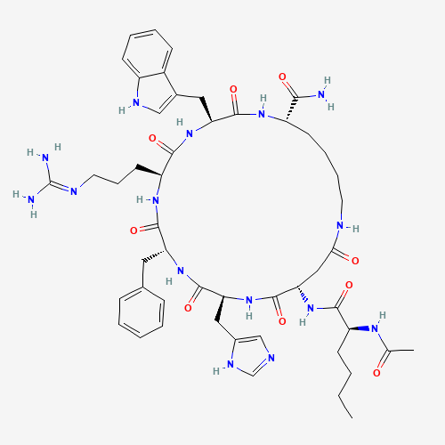 Melanotan II — 2D-Molekülstruktur