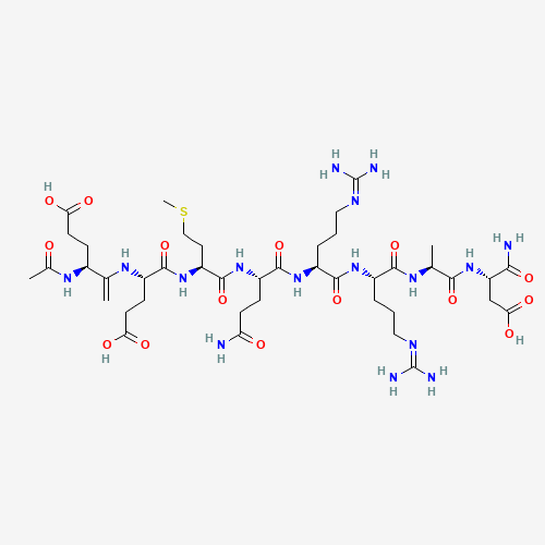 SNAP-8 (Acetyl Octapeptide-3) — 2D-Molekülstruktur