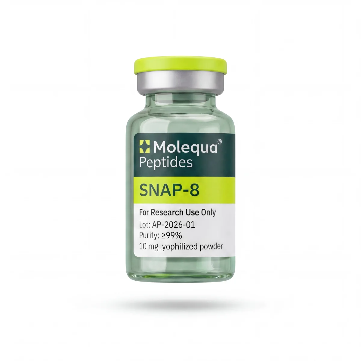 SNAP-8 (Acetyl Octapeptide-3), Molequa vial